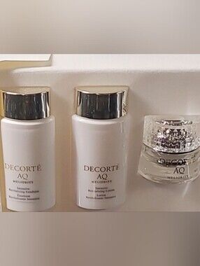 Decorte AQ Meliority Travel Set Intensive Emulsion, Lotion & Multi Cream NIB